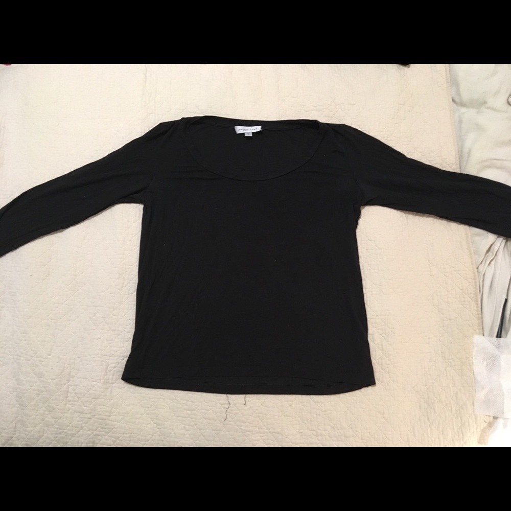 Amour Vert Scoop neck, relaxed fit 3/4 sleeve top